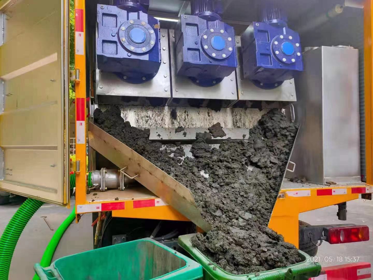 北仑化粪池清掏城市维护站-泥浆净化干湿分离处理